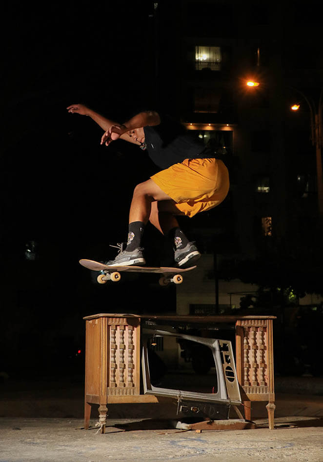 Jhikson from CJF Peru skateboarding