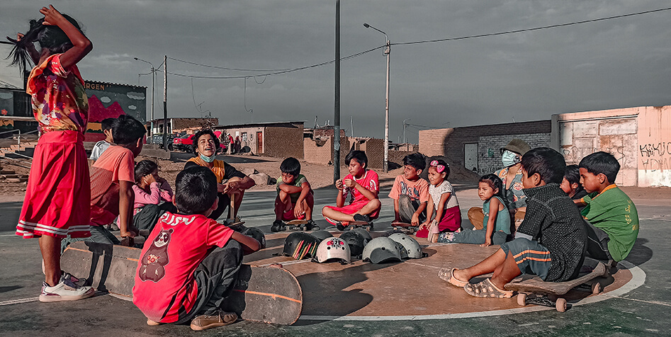 Class at Cerrito de la Virgen by CJF Peru