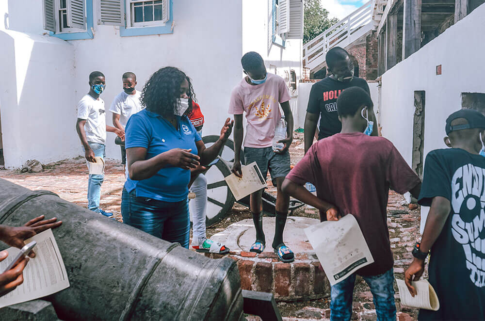 Field trip in Kingston Jamaica with the Edu-Skate students