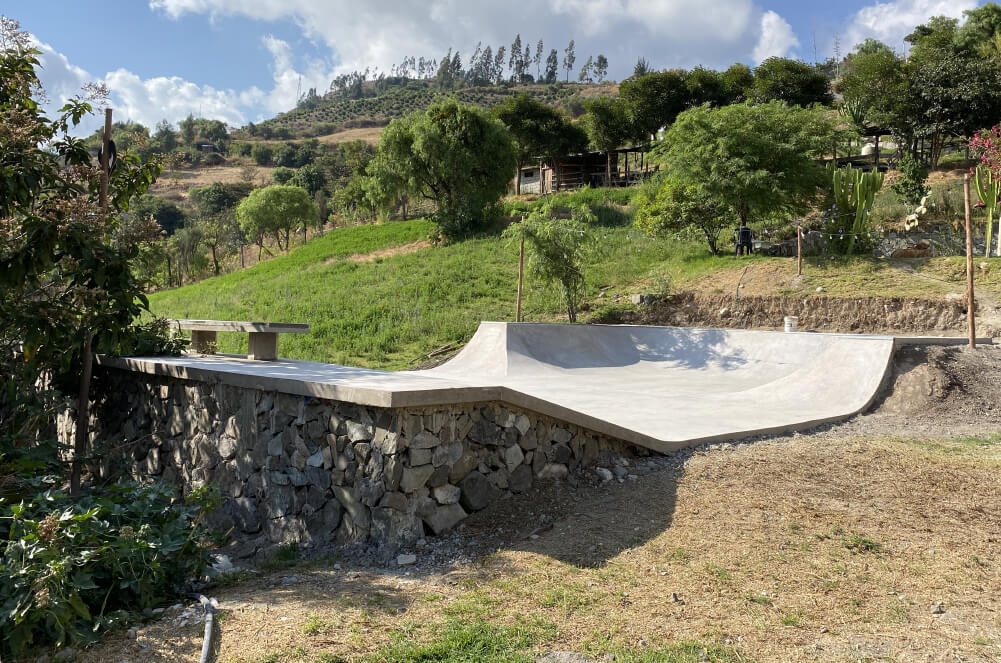 Cusco skatepark built by Jhikson Akamine in Peru