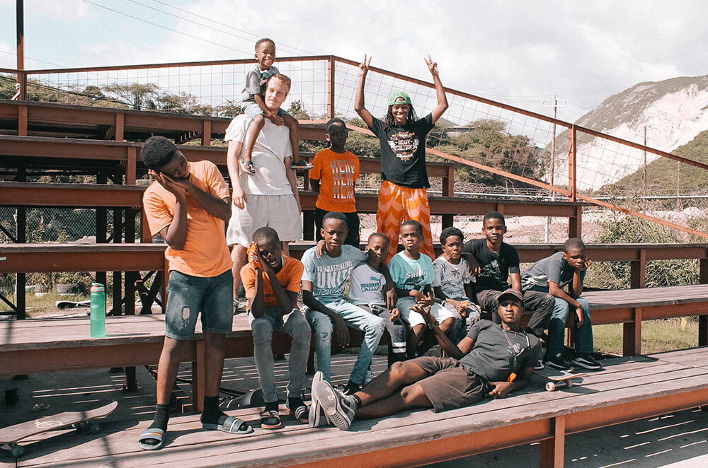 CJF Jamaica at the Freedom Skatepark