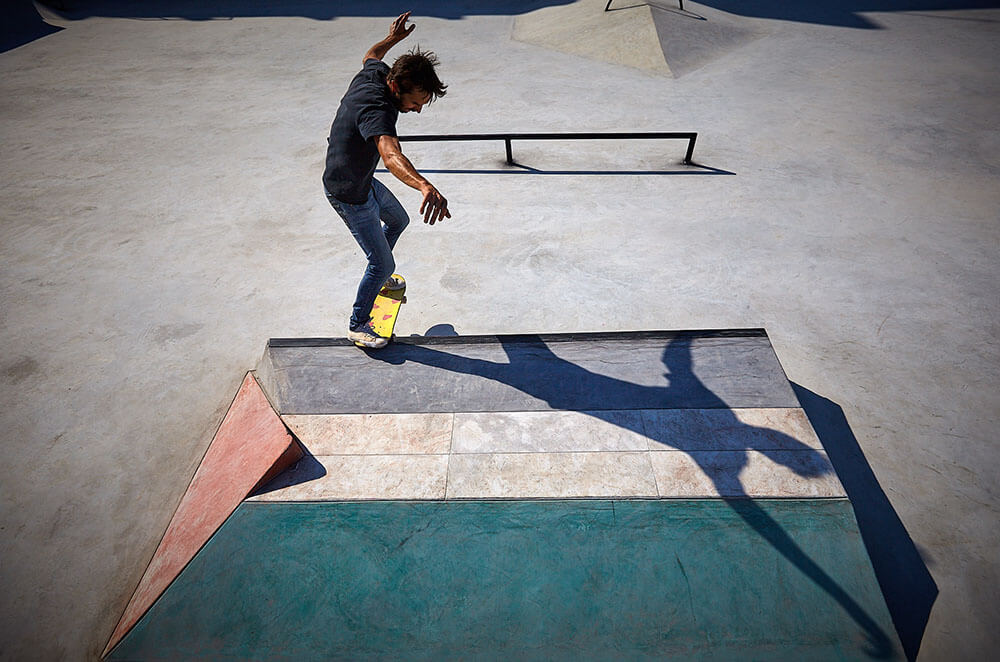 Wade Treaven from The Skatepark School skating in Nepal