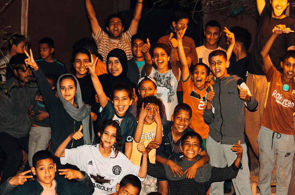 Kamal teaching the Edu-Skate class at the Fiers & Forts Skatepark in Morocco