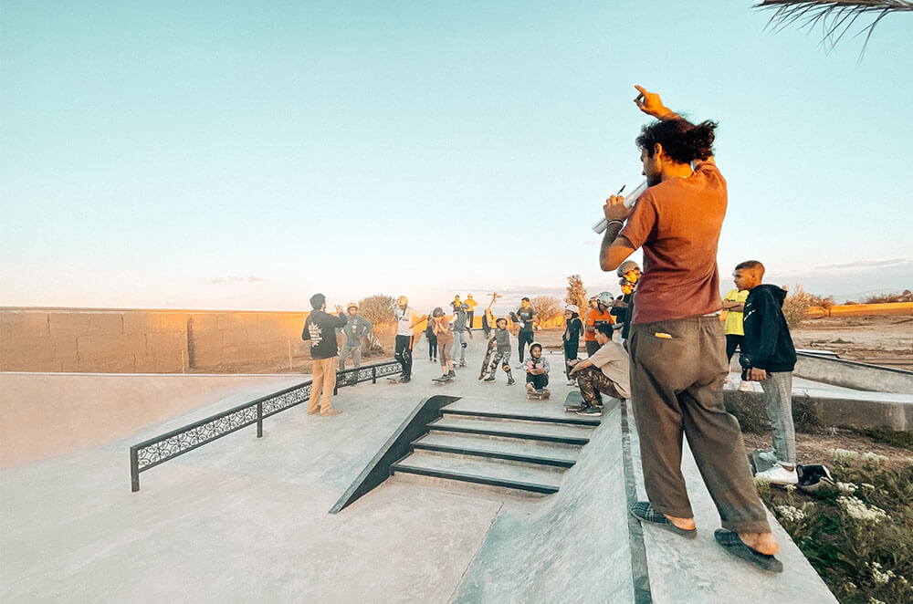 Contest at the Fiers & Forts Skatepark