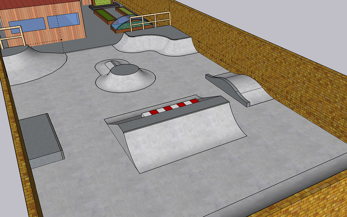 Cerrito Skatepark Design, Peru