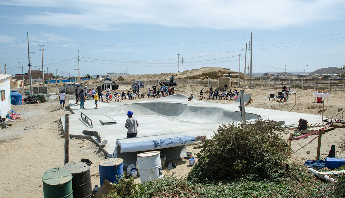 Alto Trujillo Skatepark Construction