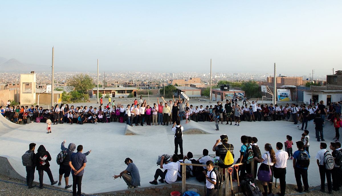 Alto Trujillo Skatepark Construction