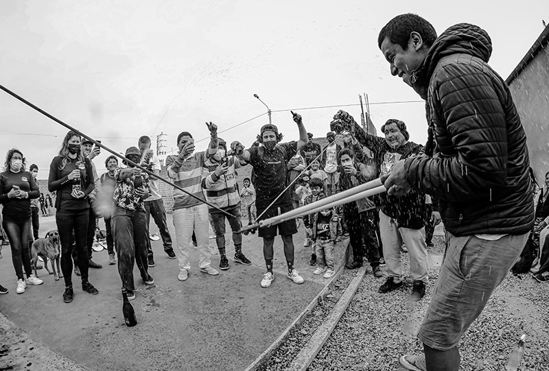 Opening Day of Cerrito's skatepark in Peru